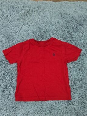 Ralph Lauren Kids Red Short Sleeve Polo Pony Tee